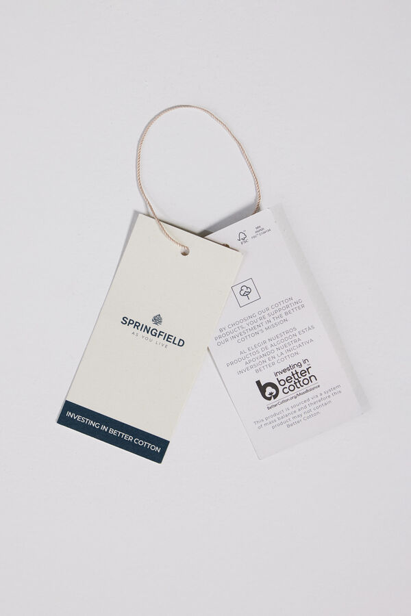 Springfield Camisola manga curtas riscas azul