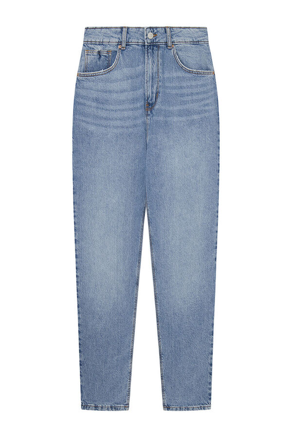 Springfield Jeans Mom Algodón azul medio