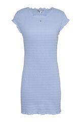 Tommy Jeans Vestido de manga curta Tommy Jeans azul