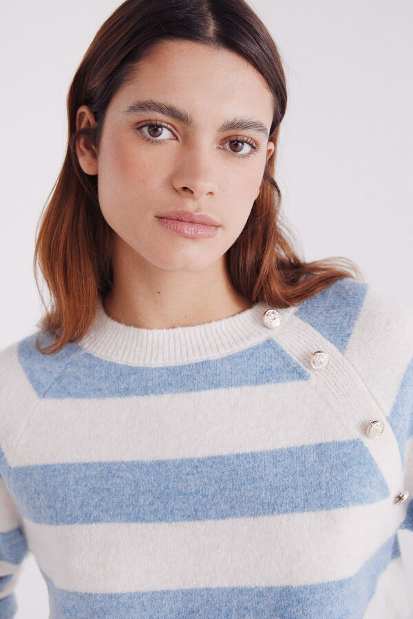 Springfield Camisola riscas kodak azul