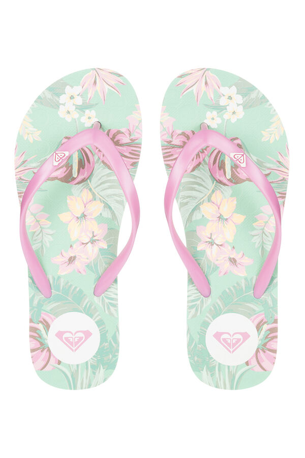 Roxy Chanclas de playa para Mujer verde