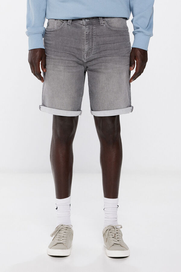 Springfield Bermuda vaquera slim fit gris