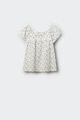 Springfield Kids Blusa de flores menina branco