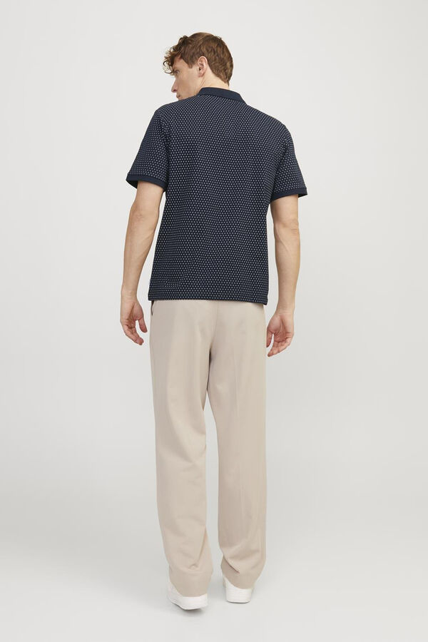 Jack & Jones Polo standard fit estampado azul
