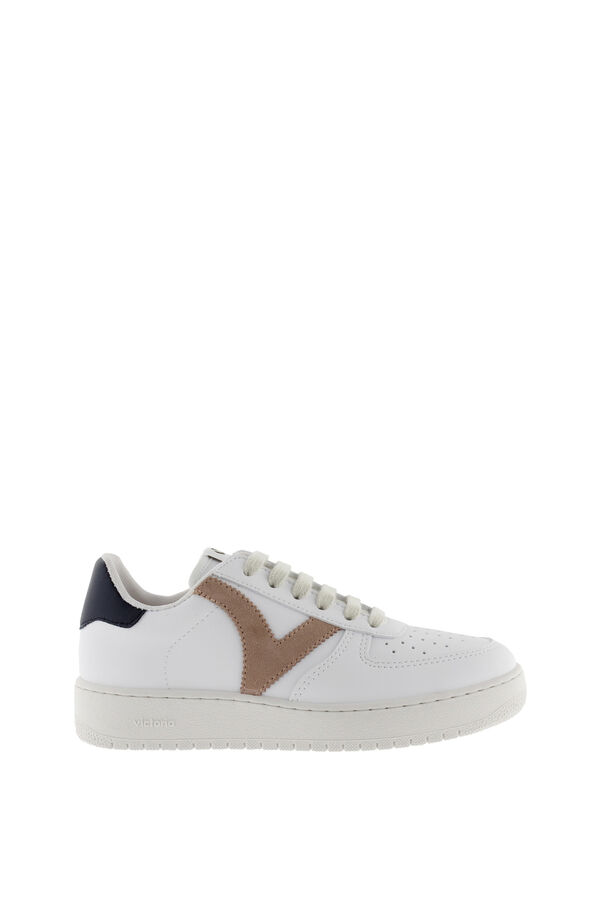 Victoria Zapatillas Retro polipiel Contraste rosa