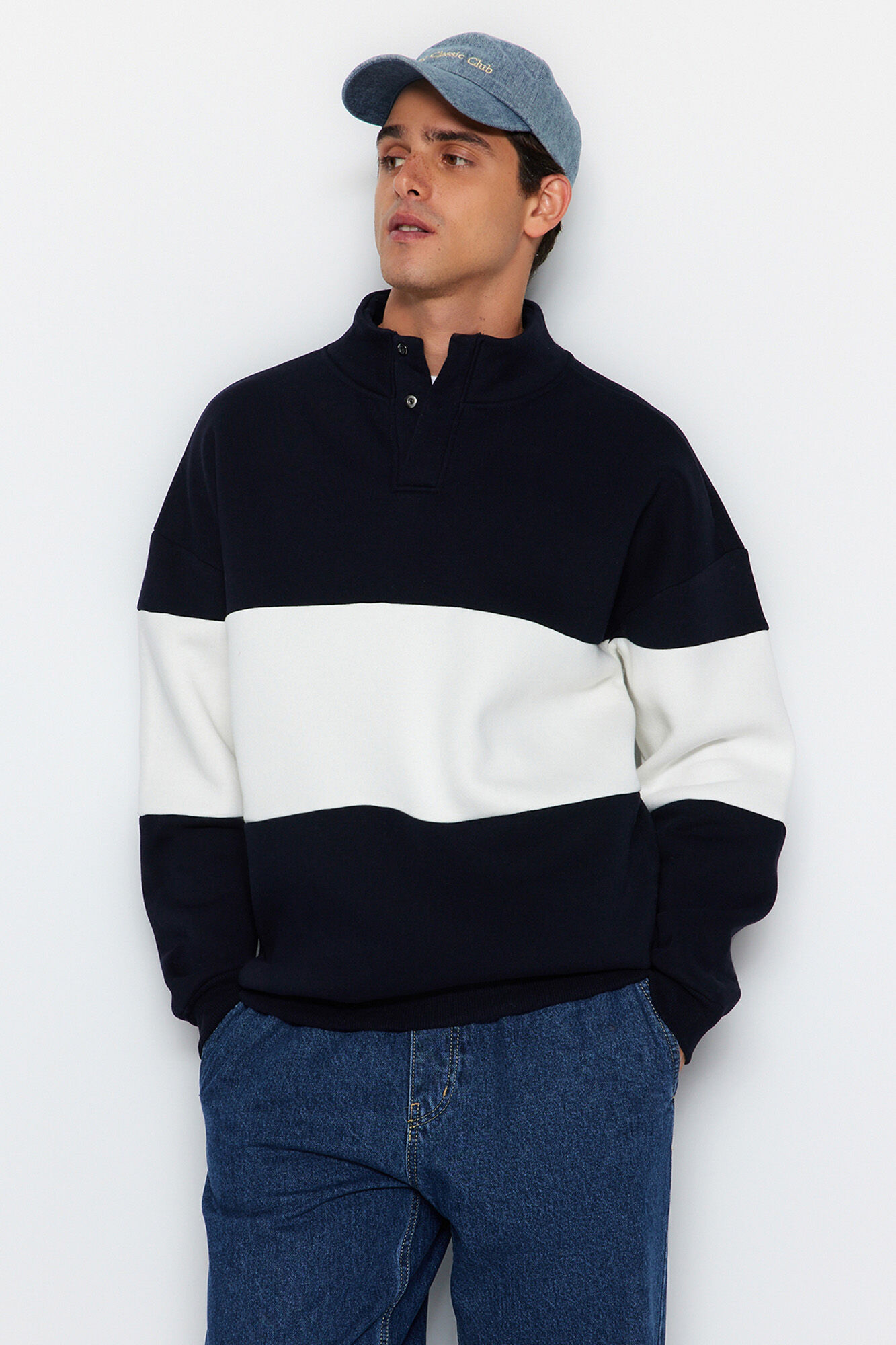 Trendyol Sweatshirt de polar com gola alta