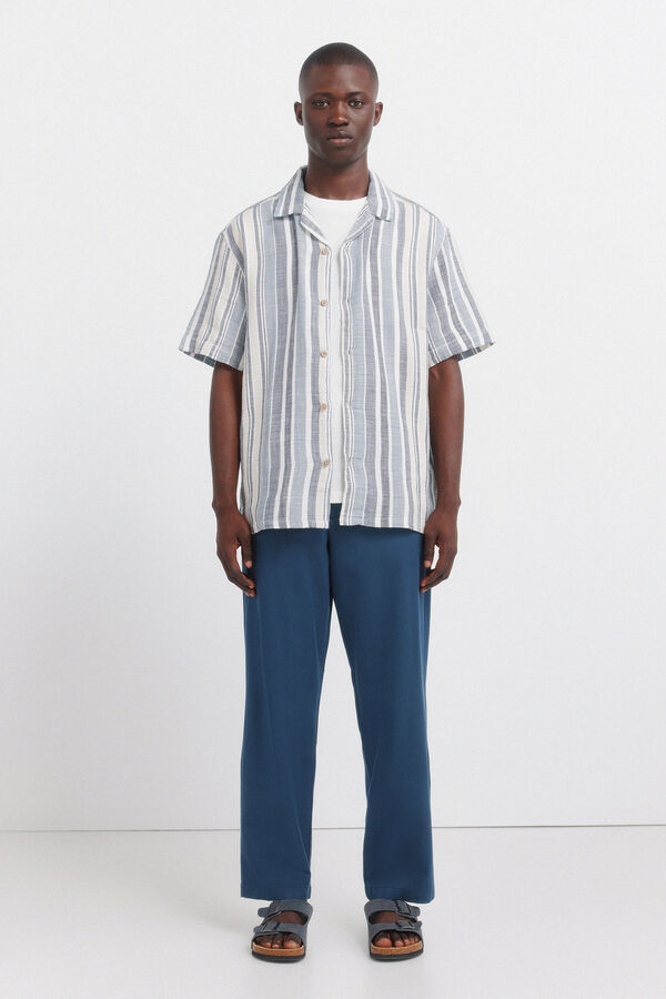 Springfield Pantal&oacute;n chino relaxed fit azul