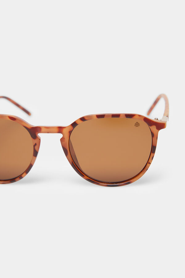 Springfield Gafas de sol efecto carey kaki