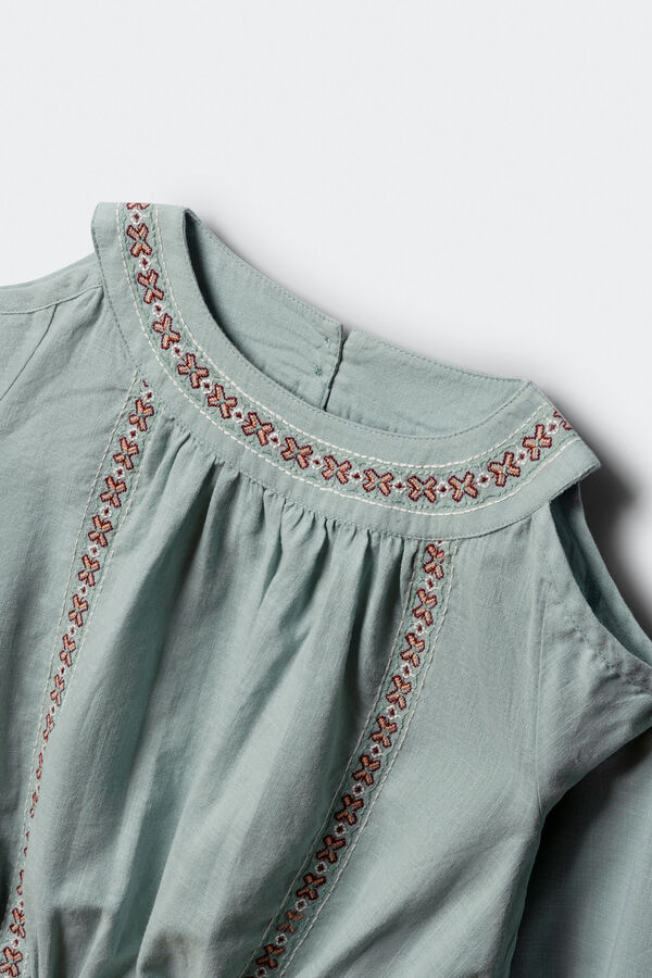 Springfield Kids Blusa com ombros cut out para menina verde