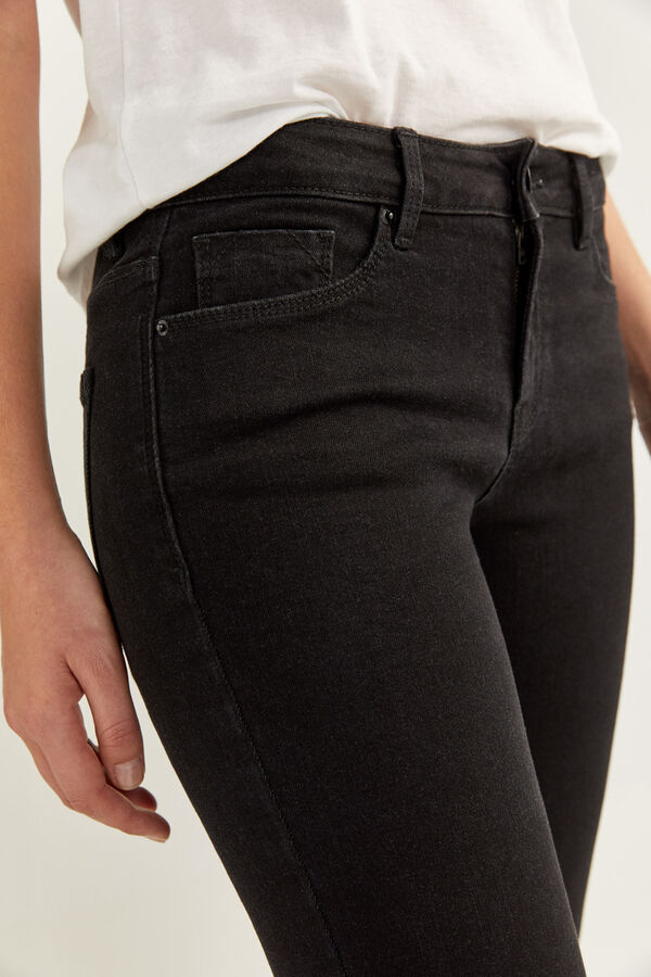 Springfield Jeans Slim Algodón Reciclado negro