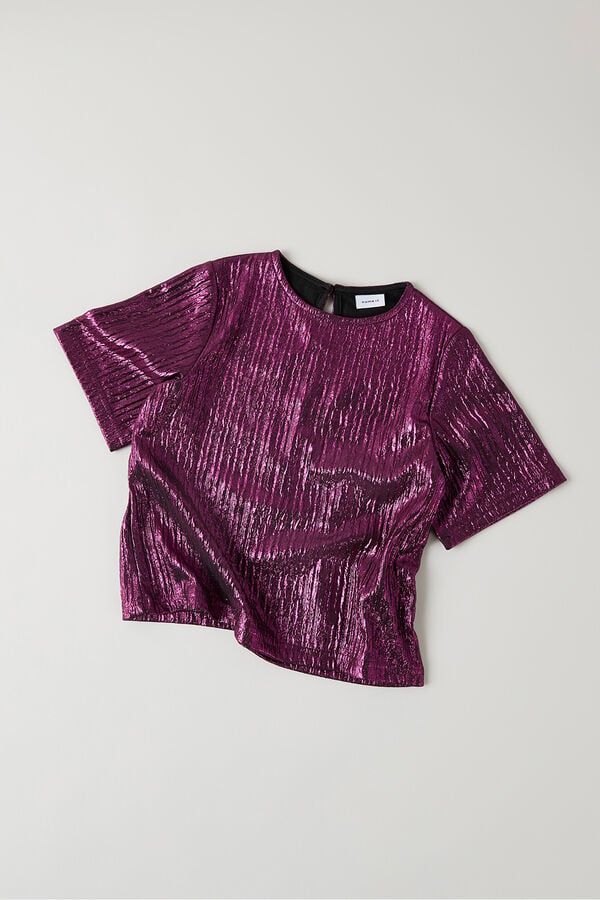 Name It Top de festa para menina rosa