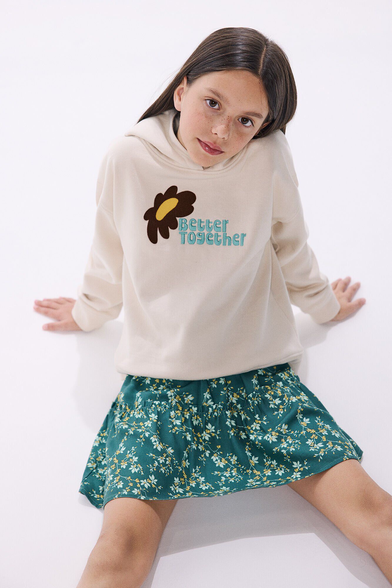 Springfield Kids Saia flores para menina