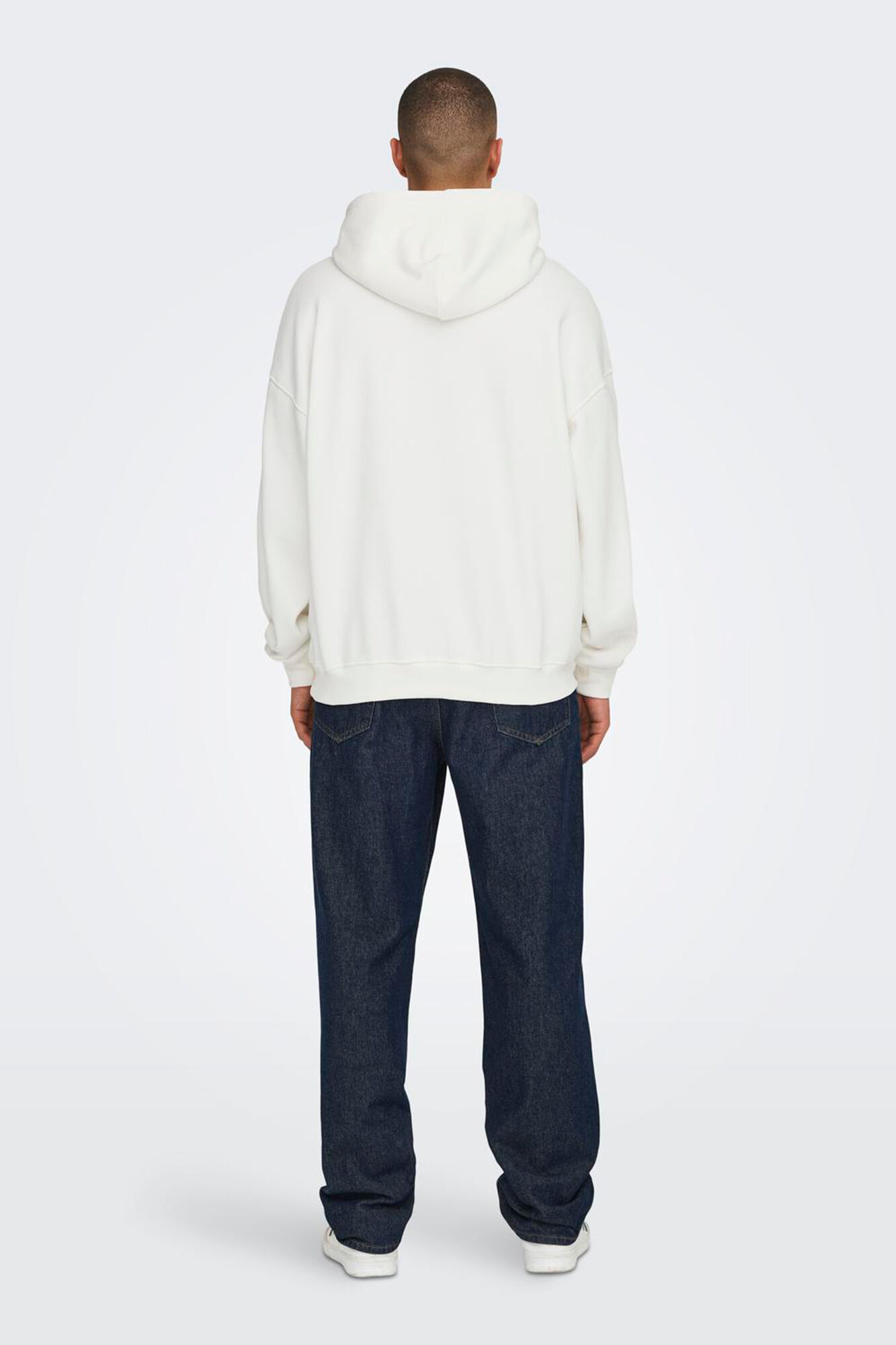 Only & Sons Sudadera relaxed con capucha y dibujo frontal