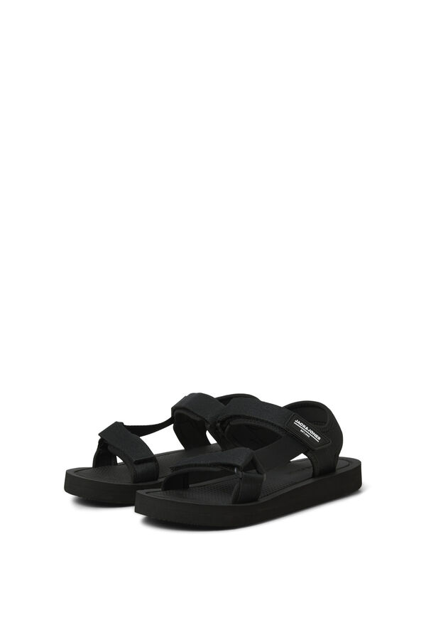 Jack & Jones Sandalias tiras suela ligera negro