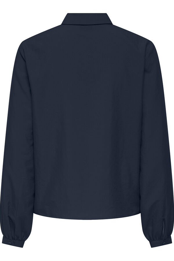 JDY Camisa manga larga azul