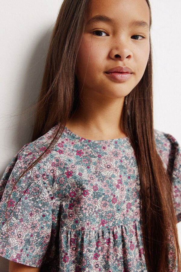 Springfield Kids Vestido estampado flores liberty estampado