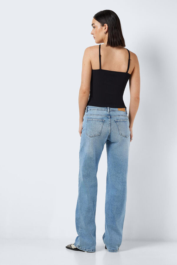 Noisy May Top tirantes cuello halter negro