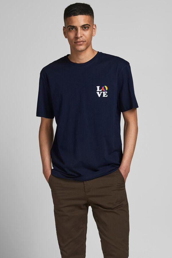 Springfield Camiseta algodón Kiss navy