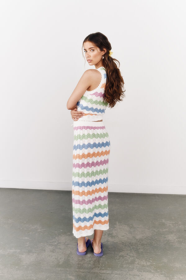 High Spirits Saia brilhante  vermelho