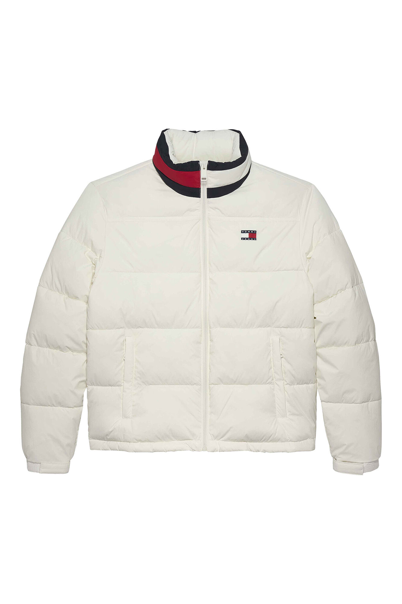 Tommy Jeans Plumas con cuello corporativo