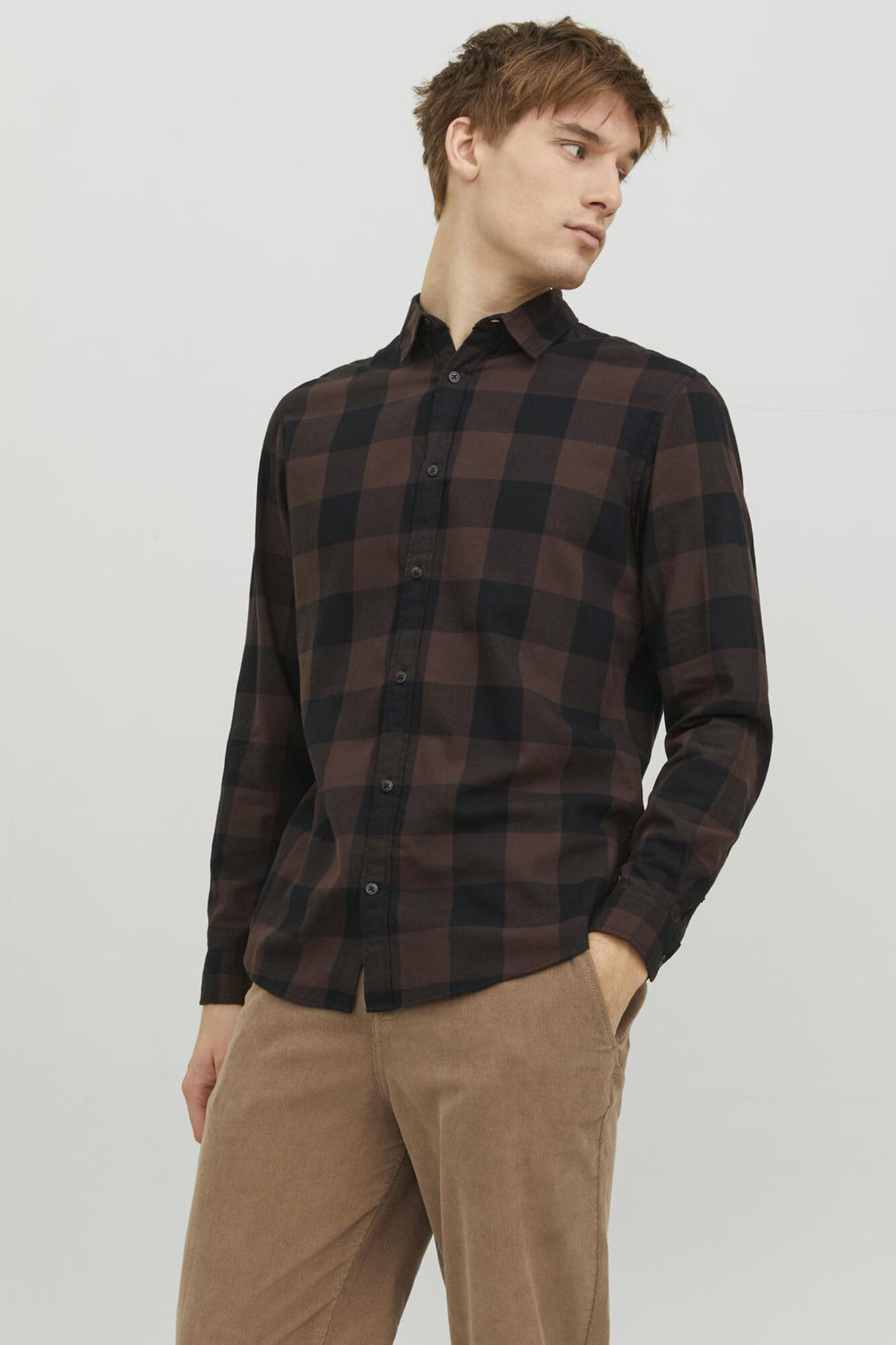 Jack & Jones Camisa xadrez confort&aacute;vel