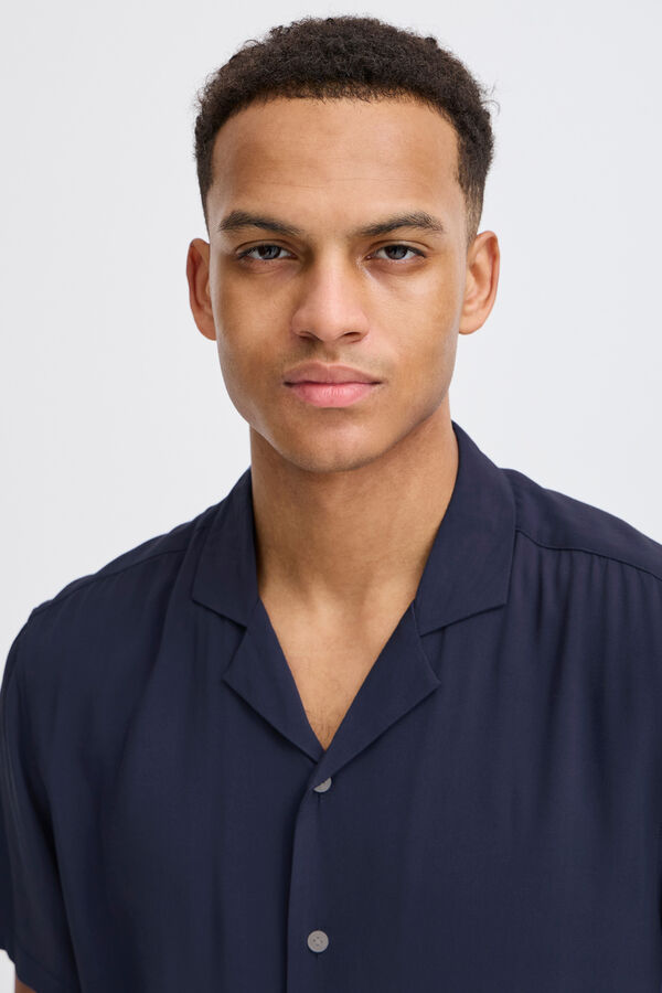 Blend Camisa de manga curta Bhauran  azul