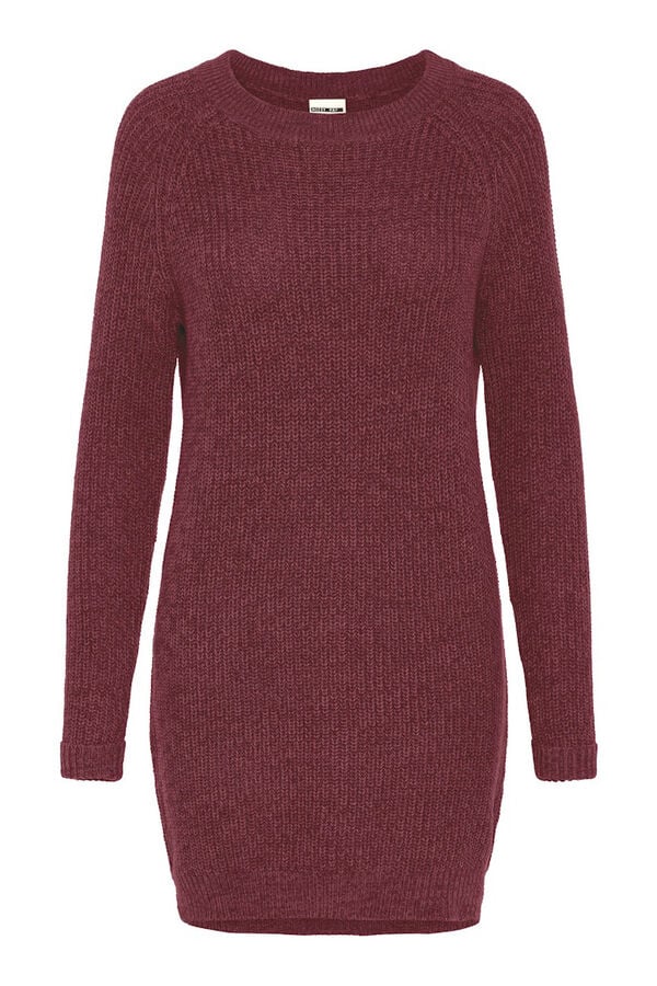 Noisy May Vestido curto de malha  rosa