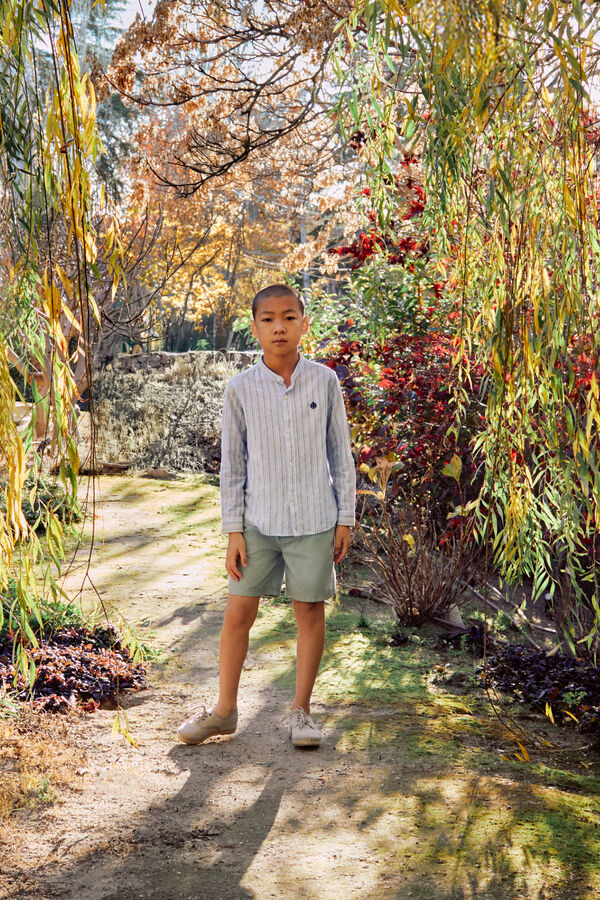 Springfield Kids Camisa multiraya niño marfil