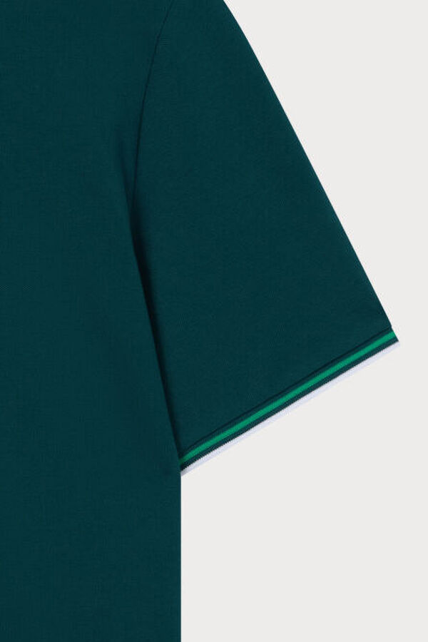 Champion Polo de algod&oacute;n pique hombre verde