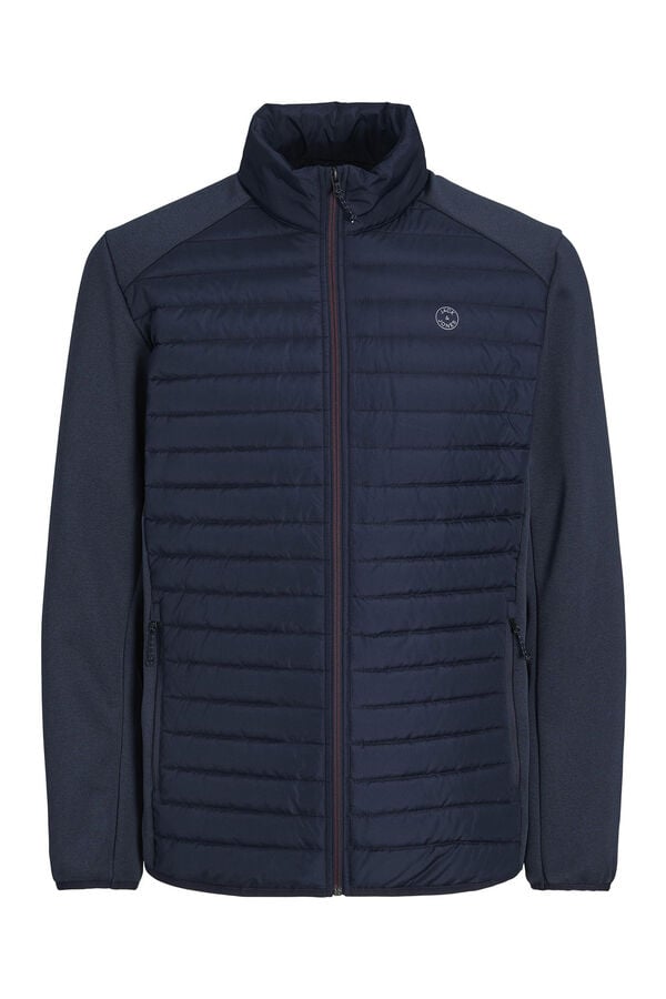 Jack & Jones Casaco acolchoado de gola alta azul