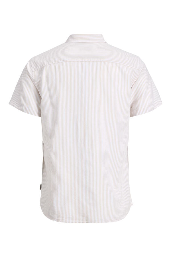 JJ REBEL Camisa comfort fit lino gris