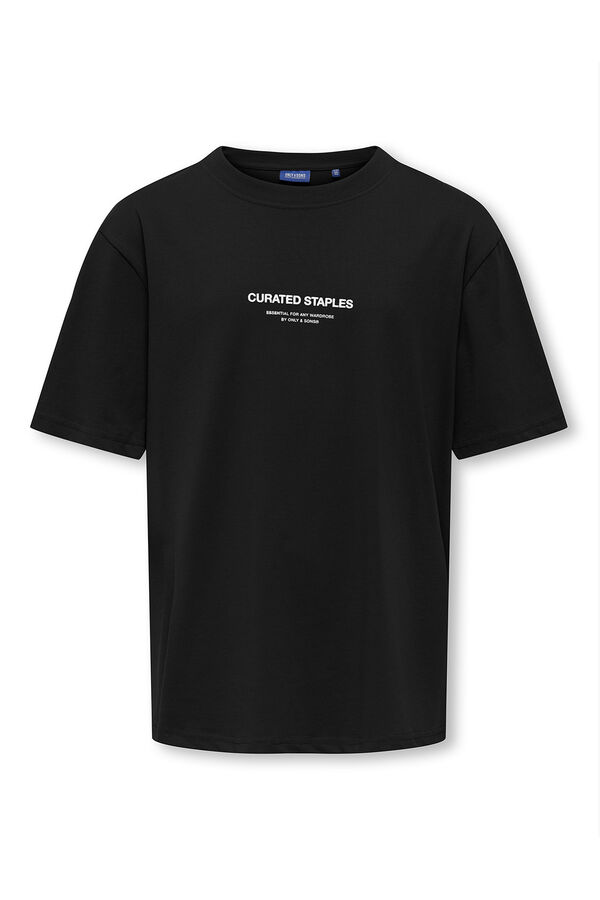 Only & Sons Junior Camiseta infantil de manga curta preto