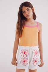 Springfield Kids malha de malha com alças para menina vermelho