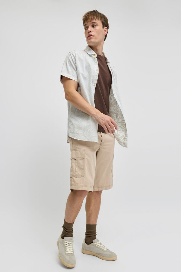JJ REBEL Bermuda cargo relaxed fit gris
