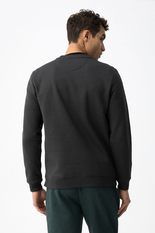 Tiffosi Sudadera con bordado gris