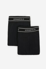 Springfield Pack 2 boxers básicos preto