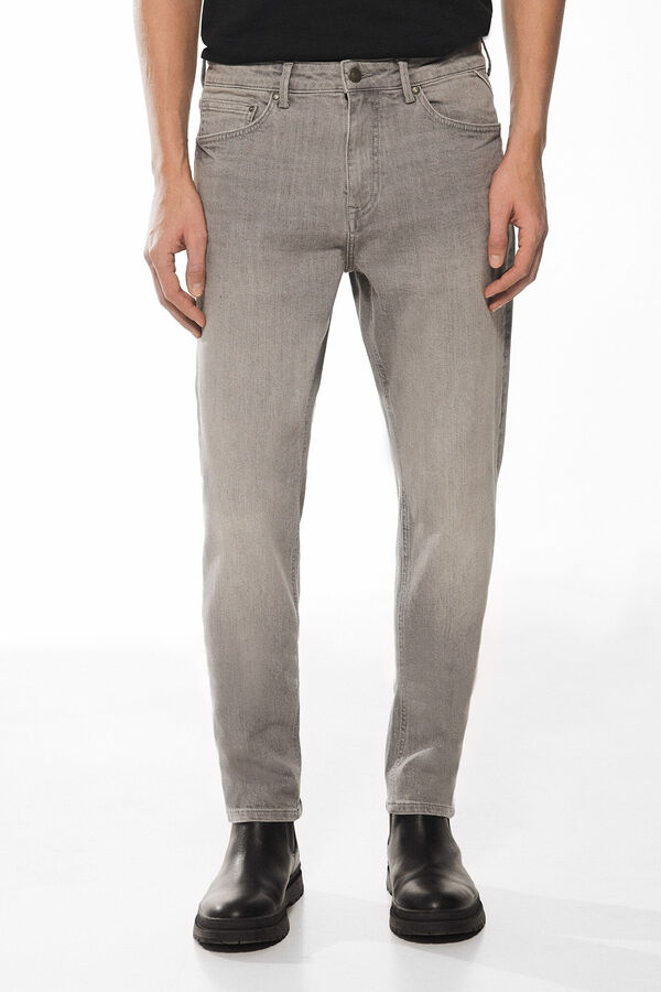 Springfield Jeans slim gris lavado claro gris