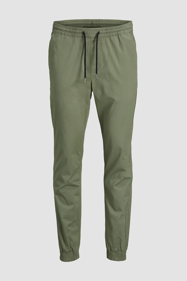 Jack & Jones Jogger de algod&oacute;n verde