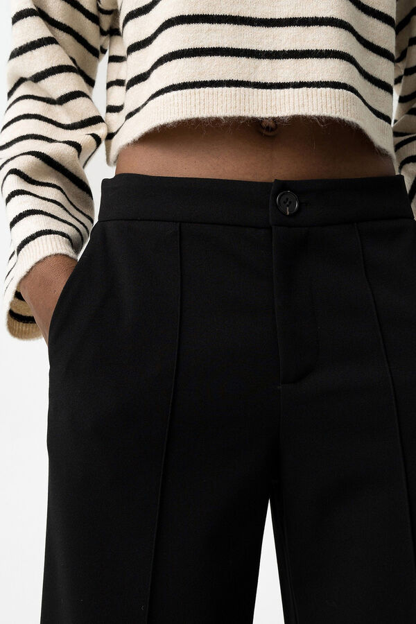 Tiffosi Young Cal&ccedil;a Palazzo de Cetim preto