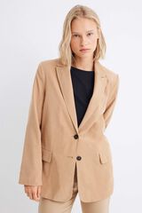 Springfield Blazer fluido nude
