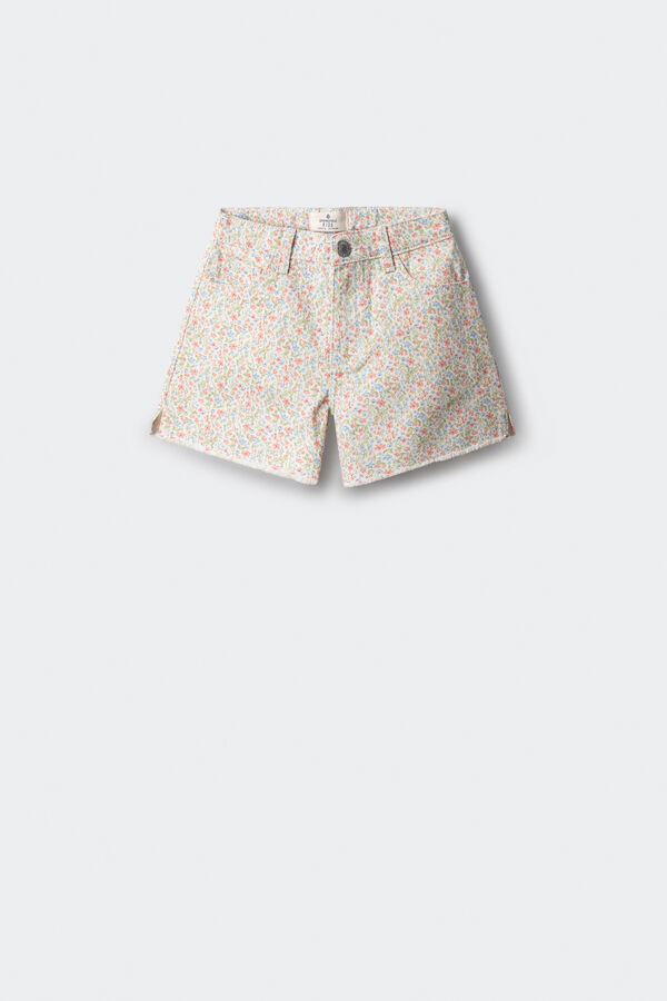 Springfield Kids Shorts Liberty para meninas branco