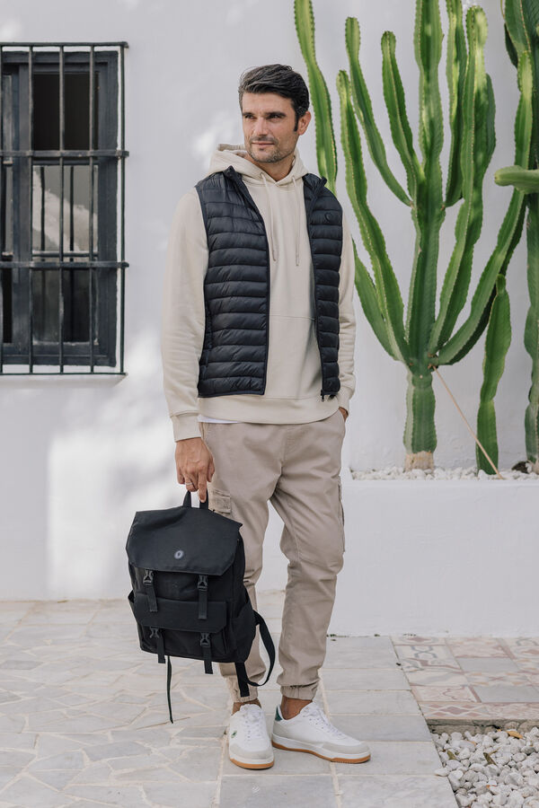 Celopman Colete Acolchoado preto