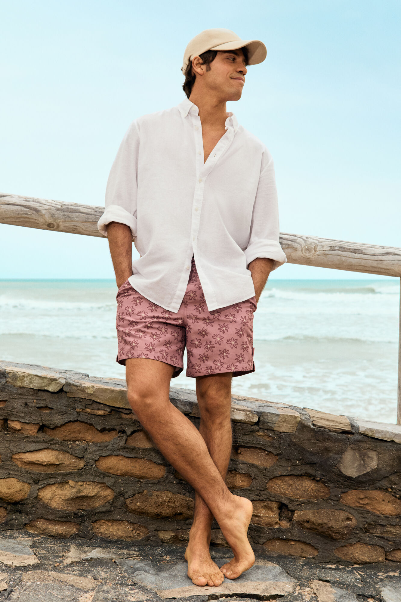 Springfield Ba&ntilde;ador estampado flores