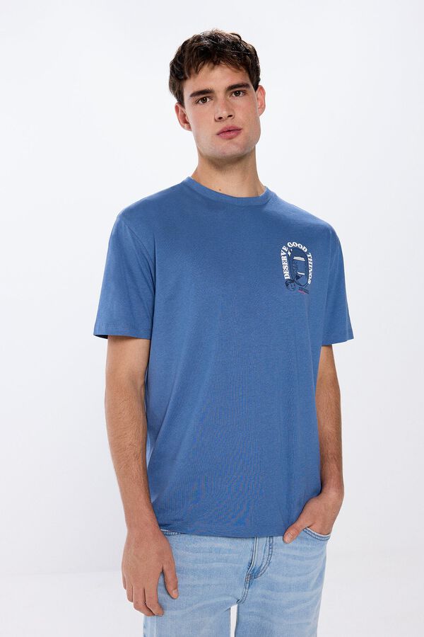 Springfield Camiseta coffe azul