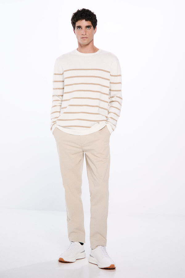 Springfield Camisola riscas estampado