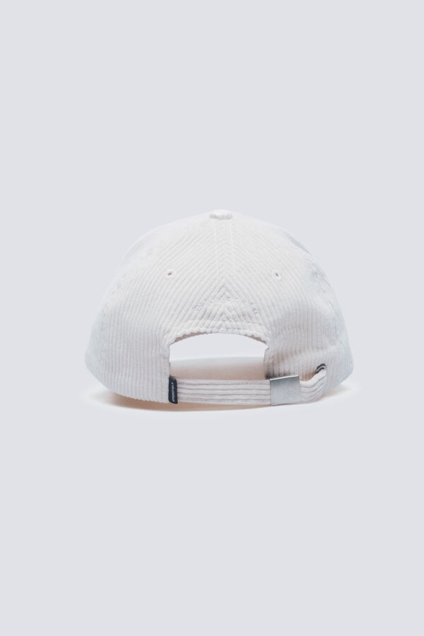 Springfield Bon&eacute; de beisebol de veludo cotel&ecirc; bege branco
