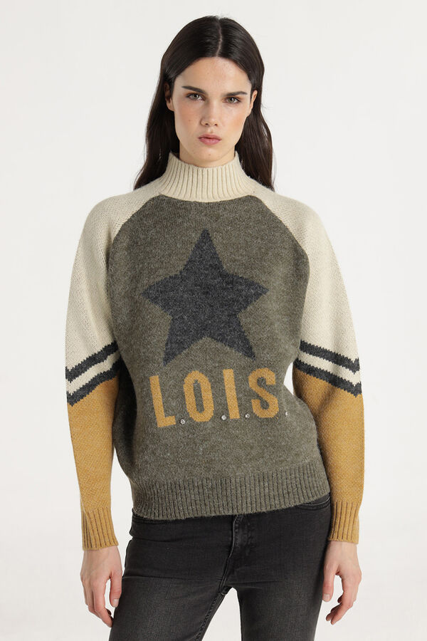 Lois  Su&eacute;ter Gola Perkins verde