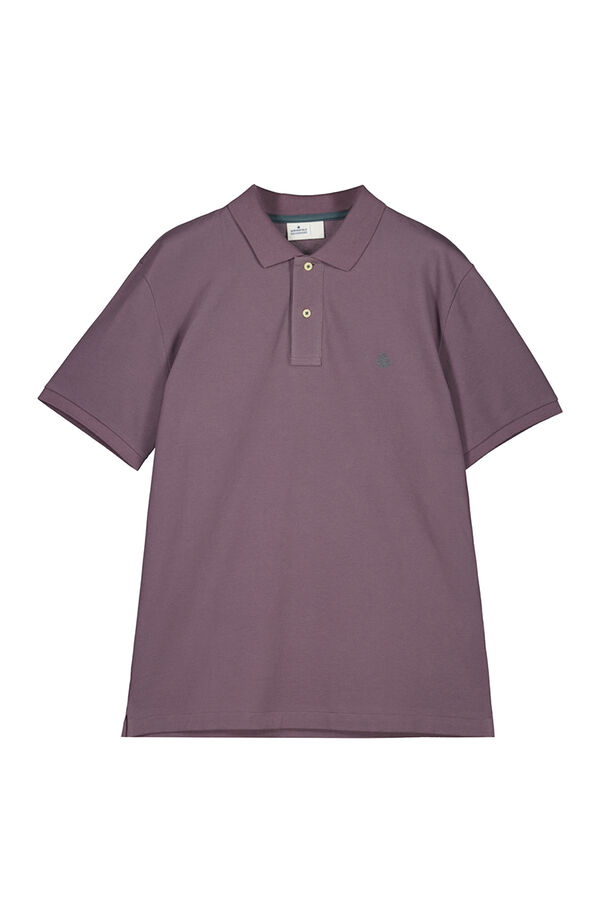 Springfield Polo piqué básico roxo