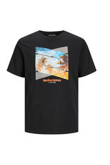Jack & Jones Camiseta estampada verano negro
