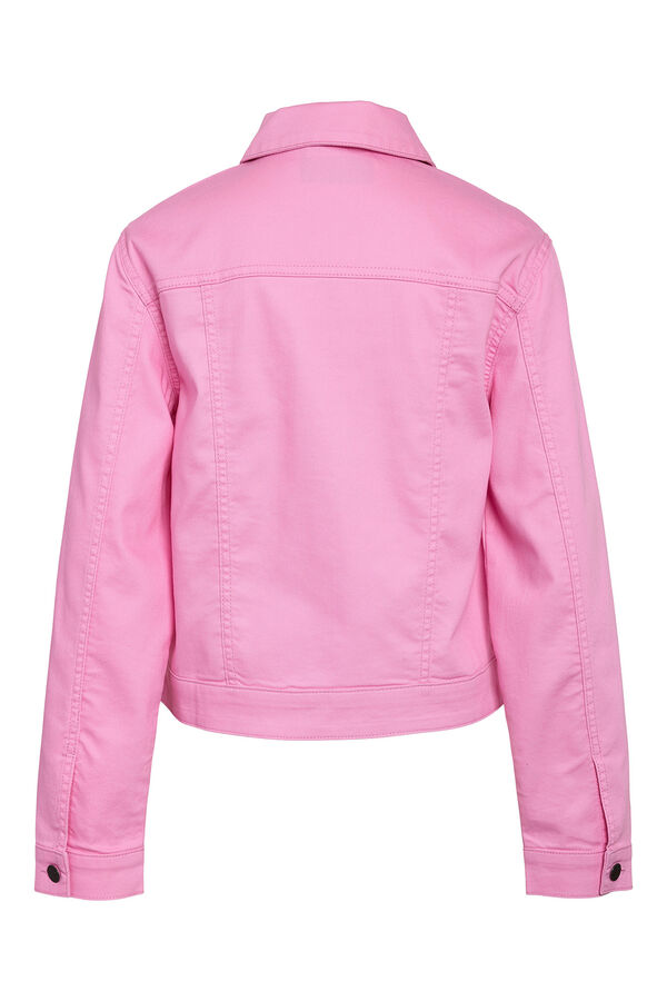 Noisy May Cazadora denim rosa